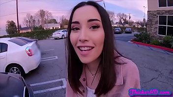 Aria Lee wants some of that WHITE COCK in public