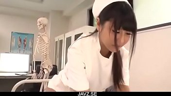 Perfect Asian threesome with curvy ass nurse Yu Shinohara - From JAVz.se