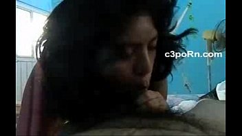 Desi Teen Girl Giving BJ to lover in Home Indian
