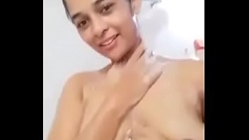 Indian wife nude bathing