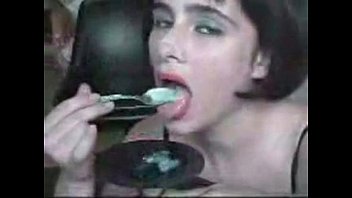 xhamster.com 4365189 eating cum with a spoon