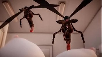 3D [MMD] Lilia Insect Fuck Toilet Part 1 / 2