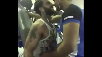 Lovely Gay Kiss at Gym Between Two Indians