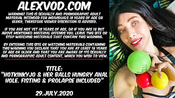 Hotkinkyjo & her balls hungry anal hole. Fisting & prolapse included