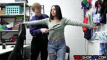 Young latina Dania Vega busted stealing a watch by a rookie LP officer