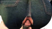 Anal with Real Sex Doll in Jeggings