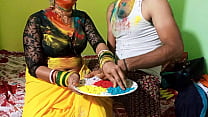 होली पर Bahu ने Sasurji  के साथ खेली होली भुर्र खोल कर, देसी बंगाली चुदाई वीडियो